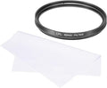 MECCANIXITY 62mm Circular Polarizer Filter, Double Sided Multi-Layer Coatings Polarizing Filter with Cleaning Cloth for Camera Lens
