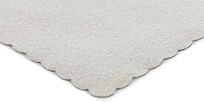 The Rag Company - Buttersoft Suede Cloth - Trademarked Softness for Applying and Leveling Coatings, Cleaning Glass and Other Delicate Surfaces Without Scratching - 8”x 8” - 10 Pack - Ice Grey