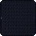 Silicone Dish Drying Mat for Multiple Usage, Easy clean, Eco-friendly, Heat-resistant Dish Drainer Mat for Kitchen Counter,Sink,Refrigerator or Drawer liner (12" x 12", Dark Blue)