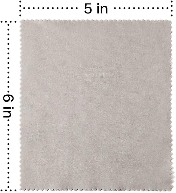 Eye Glasses Cleaning Cloths Microfiber - 12 Pack Lens Wipes Micro-Fiber for Glasses Sunglasses Wipers Eyeglasses Cleaner 5x6 Inch Lint Free Screen