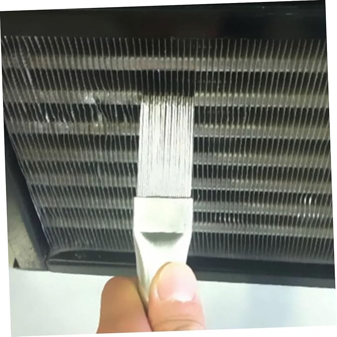 Cabilock 4sets Radiator Fin Comb Cleaning Tools for Air Conditioner Condenser Refrigerator Maintenance Includes Brushes Combs for Efficient Coil Cleaning