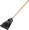 Carlisle FoodService Products 4168003 Synthetic Corn Maid/Parlor Broom with Wood Handle, Polypropylene Bristles, 55" Overall Length, Black (Case of 12)