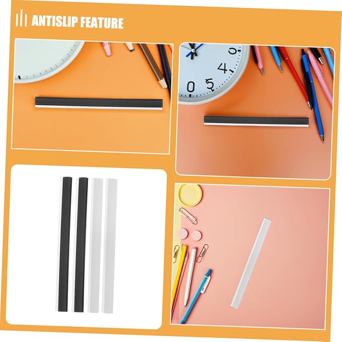 8Pcs Durable Rubber Dustpan Seal Strips for Home Office School Cleaning Antislip Design for Debris Collection and Spill Prevention Compatible with Various Dustpans