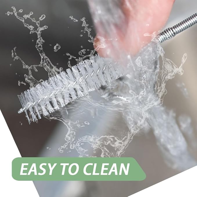 HAOBO Auto Sunroof Drain Cleaning Tool, Sunroof Drain Cleaner, 120 Inch Long Flexible Tube Cleaning Brush, Extra Long Pipe Cleaners for Car Sunroof, Windshield Wiper Drain Hole, Trunk Drains, Sewers