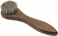 Meltonian Maxi Dauber Brush | 1.5" Rounded Head Premium Horse Hair Applicator Brush for Leather Care | Horsehair Shoe Brush for Applying Wax | Use with Meltonian Wax Polish | Grey Horsehair Bristles