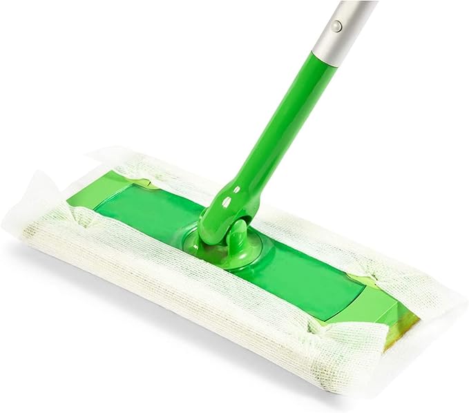 Juvale Disposable Mop Pads - Hard Floor Dust Mop - Disposable Microfiber Cloths - White Floor Cleaning Pads - 200 Count, White, 11.5" x 8"