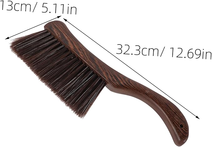 Wooden Cleaning Brush with Thick Ergonomic Handle for Efficient Dust Removal from Mattresses and Furniture Durable Design for Home Use