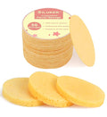 50-Count Compressed Facial Sponges for Daily Cleansing and Gentle Exfoliating, 100% Natural Cellulose Spa Sponge Perfect for Removing Dead Skin, Dirt and Makeup