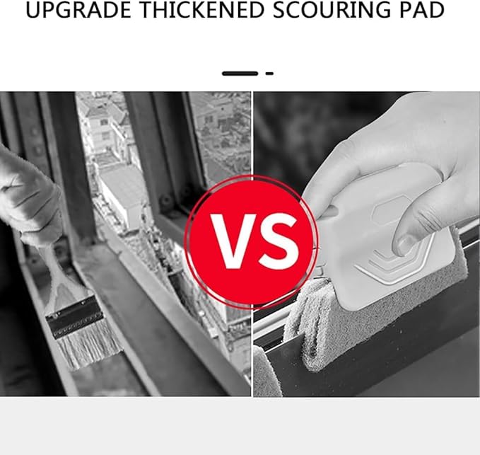 Magic Window Track Cleaner, 2024 New Window Groove Cleaning Brush Tools Set, Creative Cleaner Brushes Tools for Window lides Gaps, Sliding Door Track, Tile Lines Shutter Car Vents (Mixed, 3PCS)