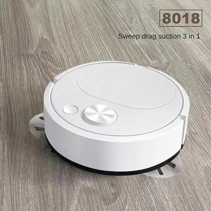 Automatic Vacuum Cleaners Mini Cleaning Machine Smart Sweeping Mopping Robot Vacuum Cleaners White