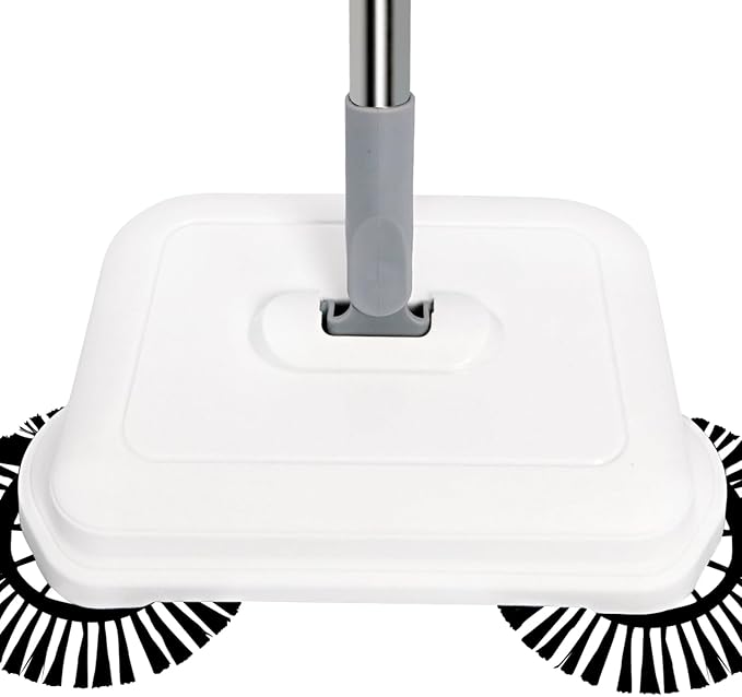Hand Push Floor Sweeping Machine, Manual Non Electric Carpet Sweeper, 200 mm Sweeping Path, 300 ml Garbage can Capacity, with Comb, for Homes, Offices, Carpets, Hardwood Floors, Wood Floors