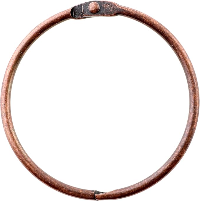 SlipX Solutions Simple Slide Shower Curtain Rings Provide Effortless Gliding on Standard Shower Rods (Rust Resistant, Snap Closure) (24, Oil Rubbed Bronze)