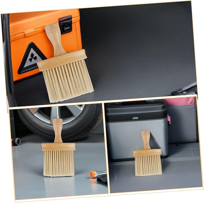 3pcs Car Air Vent Cleaning Brush Set – Soft Small Vent Brushes for Automotive Interior Dusting and Narrow Crevice Cleaning