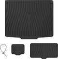 Silicone Dish Drying Mat for Kitchen Counter - Large & Small XL Drainer Mats Set with Lip, Fast Drying Rubber Dish Drain Mat (3, S&L&XL)