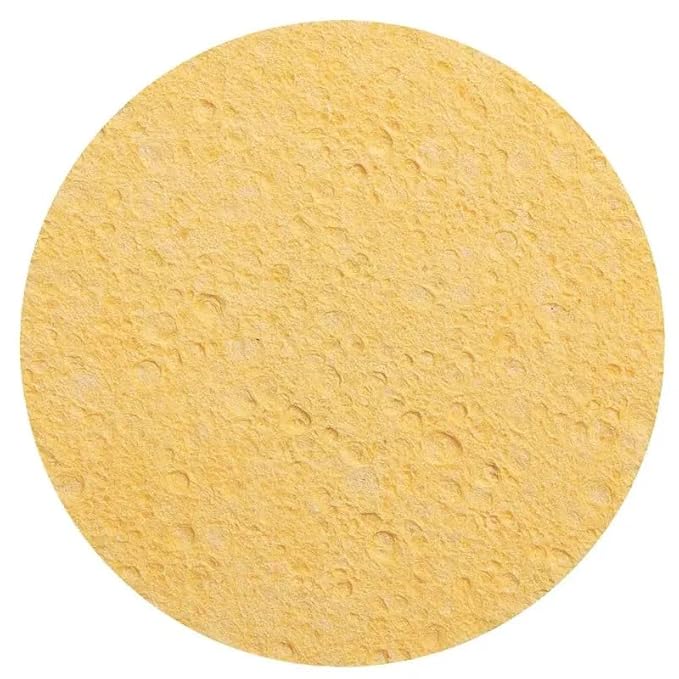 ForPro Professional Collection Premium Compressed Facial Sponges, 50-Count Cellulose Sponges for Facial Cleaning, Exfoliating and Makeup Removal, 2.75" Round, Natural