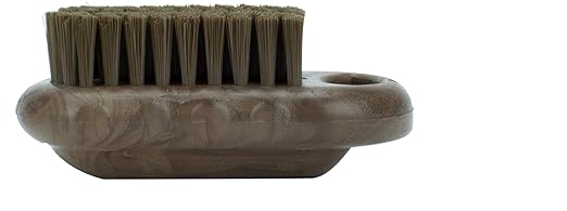 SPARTA Nail Scrub Brush Commercial-Grade, Heavy-Duty Hand and Fingernail Brush with Stiff Bristles for Gardeners, Mechanics, And Foodservice Personnel, Plastic, 5 Inches, Brown