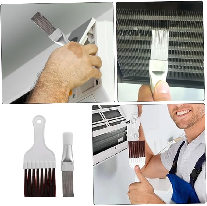 Cabilock Air Conditioner Fin Cleaner Set 6pc Condenser Tools Coil Brush Cleaning Tools for Condenser