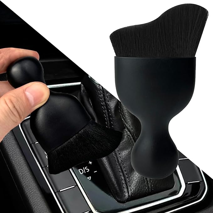 Car Interior Dust Brush, Auto Detailing Brush, Soft Bristles Car Cleaning Brushes, Tool for Air Conditioner Vents, Leather, Computer, Scratch Free, Car Interior Accessories