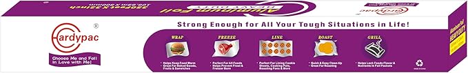 32 Inch Extra Wide Heavy Duty Aluminum Foil Roll, 23 Micron Thick, 930SQFT, 32 Inch Width x 350 Feet, Commercial Catering, Industrial Grade grill foil, wide aluminum foil roll, Baking, Cooking BBQ