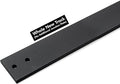 Homacer Sliding Barn Door Hardware Black Rustic 5.5ft Track with Mouning Hardware