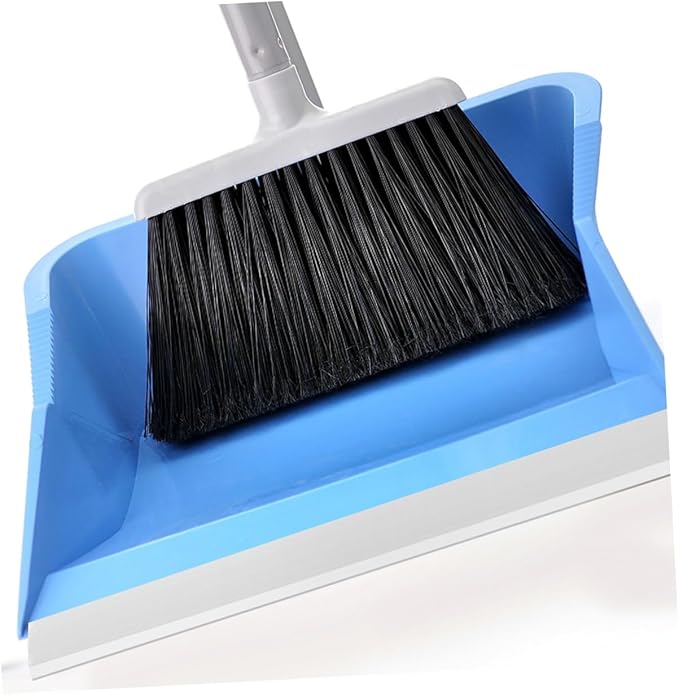 GLEAVI 4pcs Rubber Dustpan Lip Replacement Strips Flexible Rectangle Edge Seal for Dustpan Repair Heavy Duty Accessory for Home Use and Garbage Collection