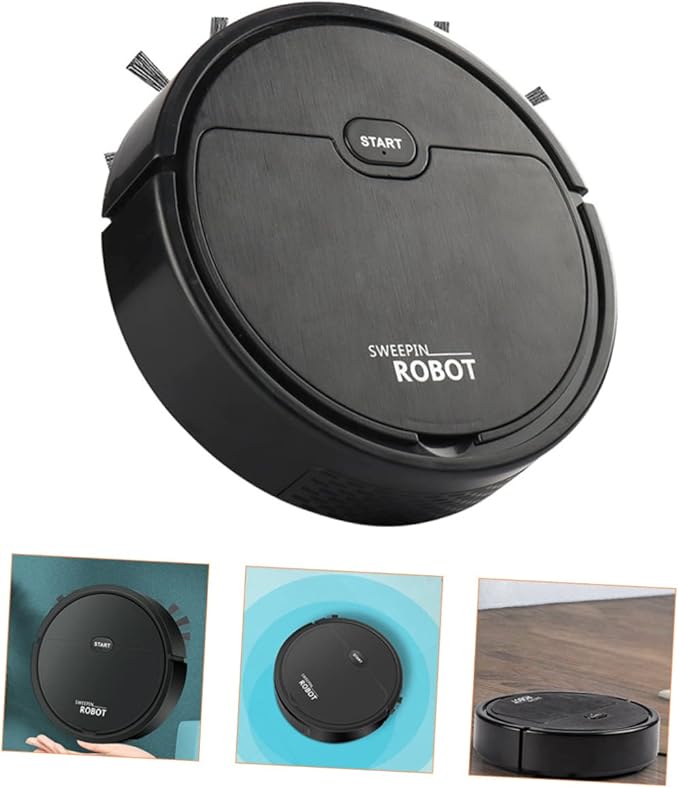 Cabilock Mini for Home Multifunctional Automatic Sweeping and Mopping Quiet Self-Cleaning Electric Powerful Suction Suitable for Hard Floors and Carpets