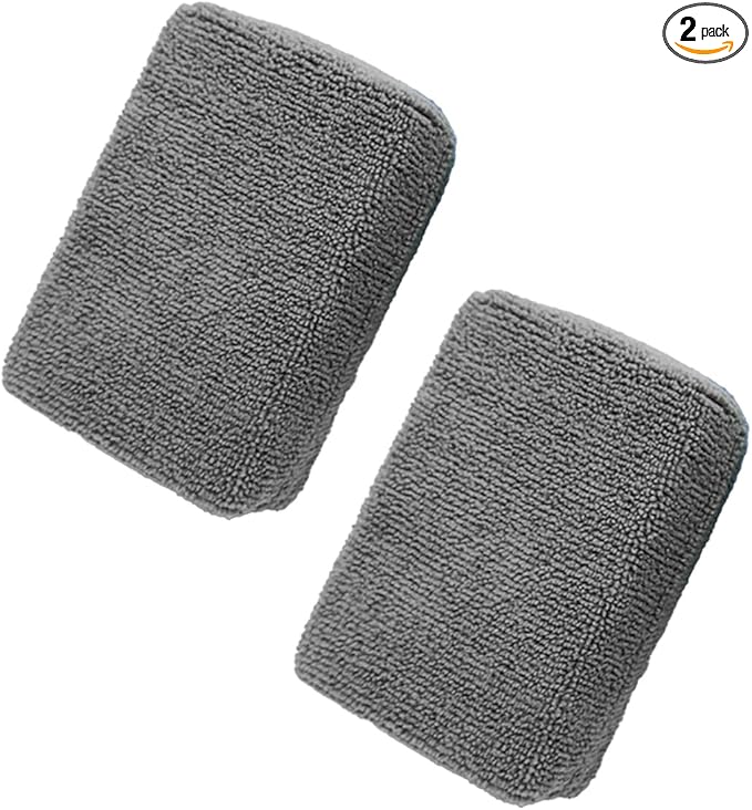 Microfiber Applicator Pad, Multi-Purpose Ceramic Spray Coating Sponge Pads, Car Detailing Sponge for Car Paint, Metal, Plastic Trim, Applying Wax, Sealants, Other Conditioners (2PCS)