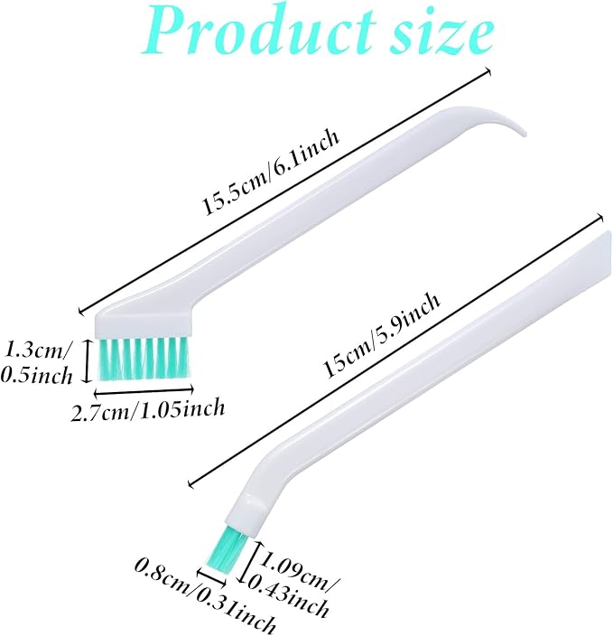 16 Pack Small Household Cleaning Brushes Crevice Cleaning Tool Deep Detail Crevice Cleaner Brush Set Detail Tiny Scrub Cleaner Brush Micro Crevices Scrub Cleaners Tool for Small Holes Corner Space