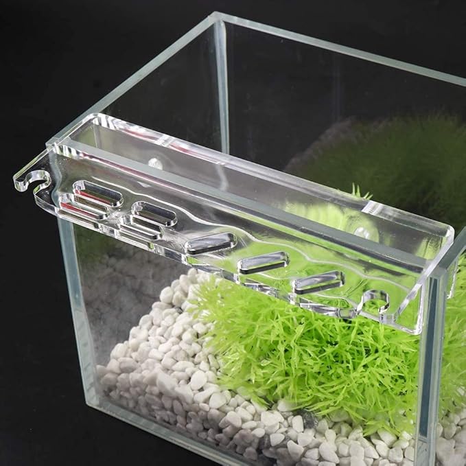 Vctitil Aquarium Plant Tools Holder Aquarium Tank Tool Acrylic Holder Grass Maintenance Tool Storage Rack for Tweezer Scraper Scissor Cleaning Tool