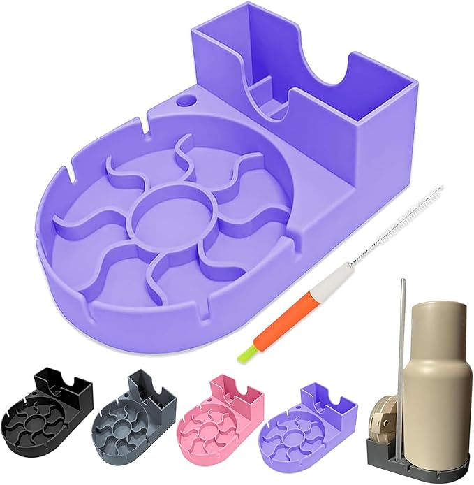 Water Bottle Drying Rack, Silicone Tumbler Drying Rack, Baby Bottle Dryer Holder, Cup Dryer for Stanley 20/30/40 oz, Mugs, Glasses