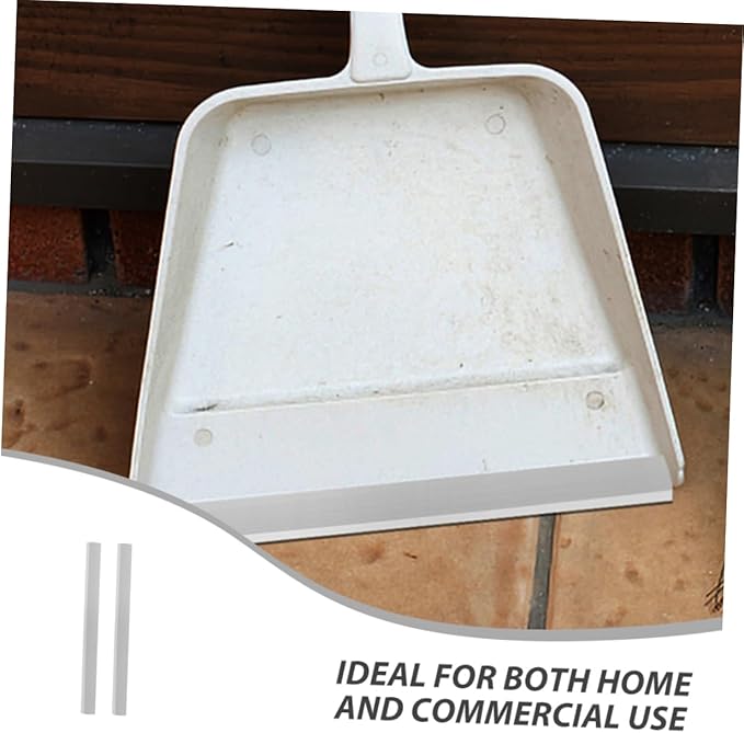 Ciieeo 2Pcs Rubber Dustpan Edge Strips Replacement for Efficient Cleaning Easy to Install Multiuse for Home Kitchen and More Soft Lip for Dustpan Repair