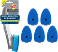 Scotch-Brite Advanced Soap Control Non-Scratch Dishwand Kit, 1 Dish Wand & 5 Sponge Refills, Prevents Leaking, Leak-Free Guarantee, Best for Nonstick Pots and Pans, Glass, Tubs, & Showers