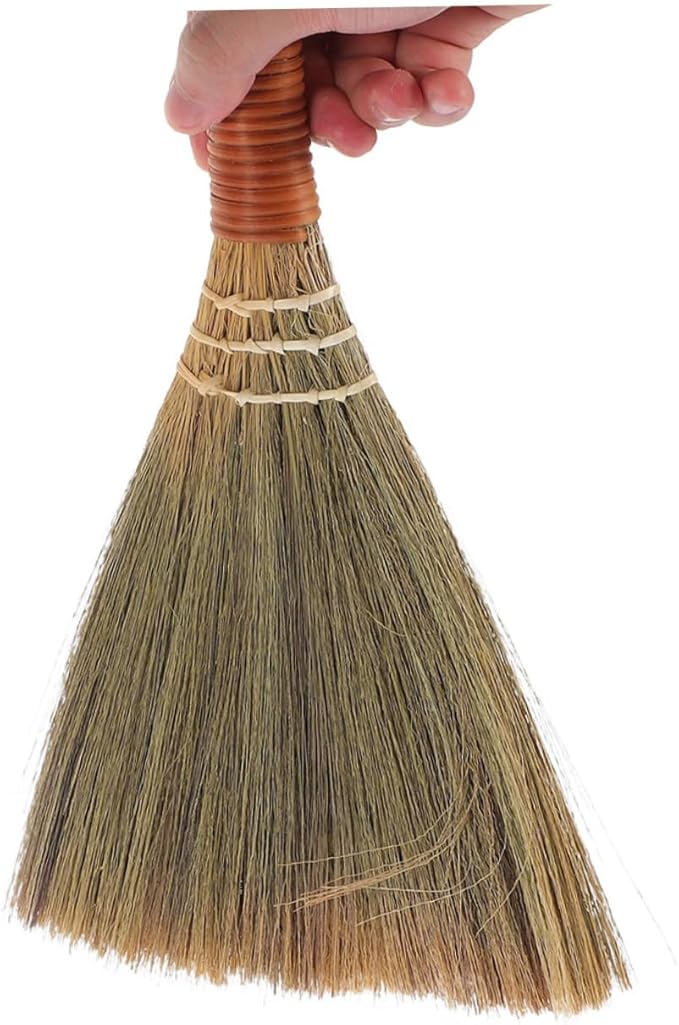 3pcs Lightweight Handheld Broom Set for Cleaning Wooden Floors Soft Bristles with Hanging Loop for Home and Office Use
