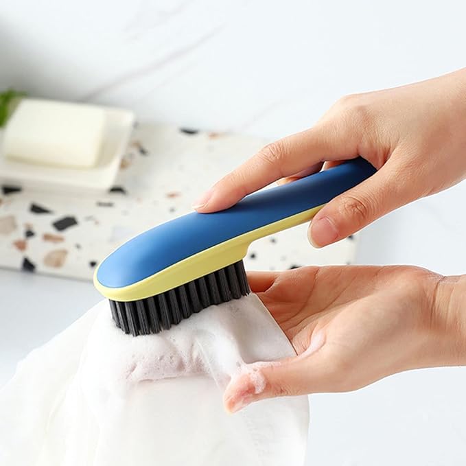 Shoe Cleaning Brush, 2 Pack Laundry Brush Shoe Brush, Soft Scrub Brush, Sneaker Cleaning Brush Ergonomics Handle Soft Bristles Cleaning Brush Not Hurt Shoes