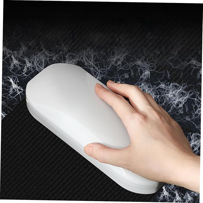 Cabilock Handheld Hair Removal Brush 7.87 Inch Multi-Functional Crumb Sweeper for Sofa Table Floor Nutshells Bread Crumbs Cleaning with Ergonomic Abs Handle