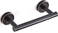 Bronze Toilet Paper Holder SUS304 Stainless Steel Double Post Pivoting Toilet Paper Roll Holder Wall Mounted Toilet Tissue Holder for Commercial Bathroom RV Oil Rubbed Bronze