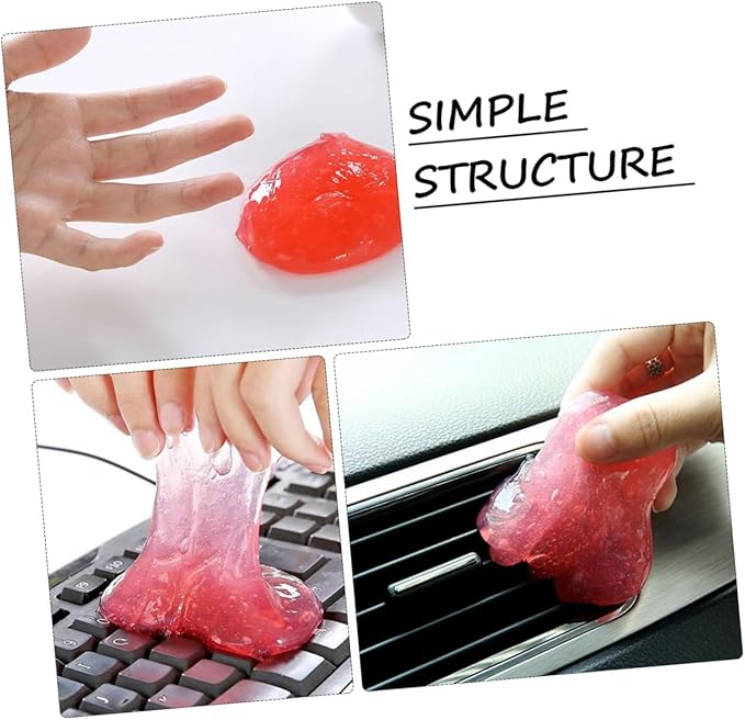 DOITOOL 20pcs Keyboard Cleaning Gel Versatile Dust Remover for and Automotive Detailing Reusable Electronics Gel for Dust Removal