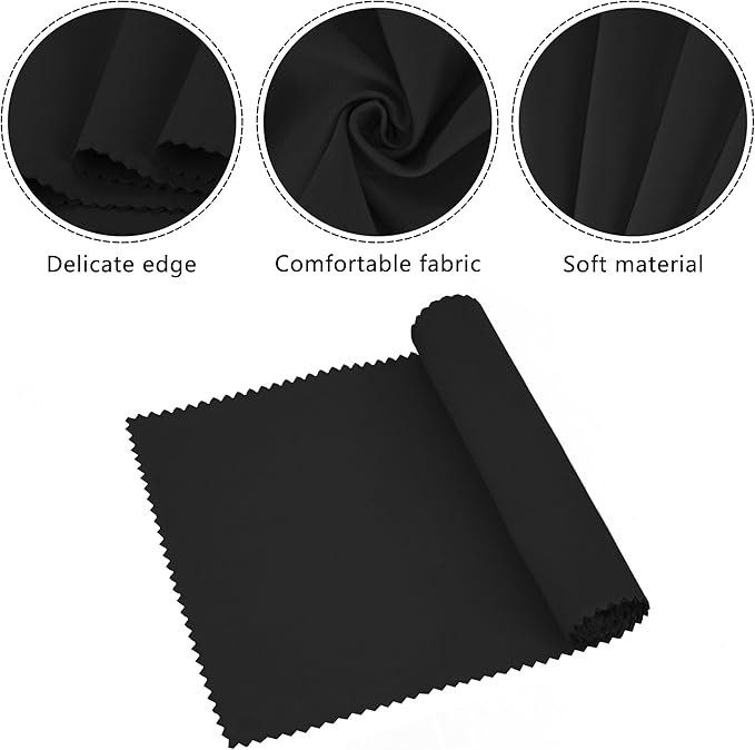 88 Keys Piano Keyboard Black Dust Cover - For Upright Grand Pianos, Digital Pianos and Electronic Keyboards - Protective Key Cover Cloth (2 Packs)