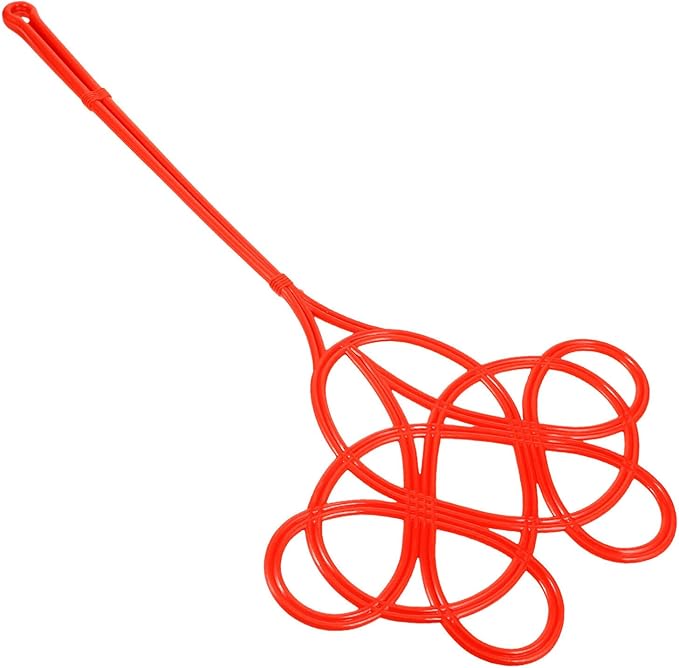 Vacuum Duster Large Plastic Dust with Long Handle Manual Carpet and Rug Beater Paddle for Home Use Quilt and Jacket Fluffer Tool 22.6 Inch Length
