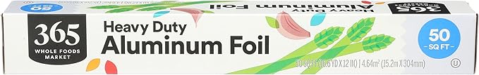 365 by Whole Foods Market, Heavy Duty Aluminum Foil, 50 Sq Ft
