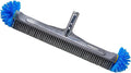 SWIMLINE HYDROTOOLS Pool Brush Head for Inground & Above Ground Pools | EZ Clip Compatible | 22-Inch Aluminum Brush with ROUND EDGE Bristles | Metal Reinforced Neck for Wall, Floor & Corners