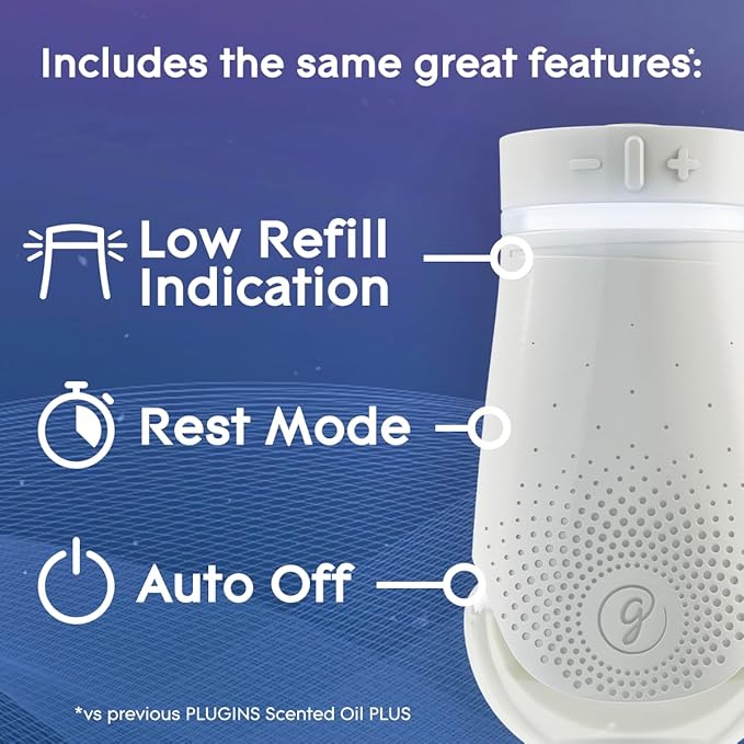 Glade PlugIn Plus Air Freshener Starter Kit, Scented Oil for Home and Bathroom, Hawaiian Breeze, 0.67 Fl Oz, 1 Warmer + 1 Refill