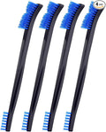 4 Pcs Small Cleaning Brush, Double-Ended Nylon Brush, Jewelry Cleaning Brushes for Detailed Cleanings of Jewelry, Cars, Kitchen, and Spaces