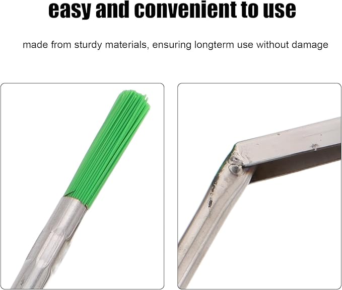PRETYZOOM 9-Inch Elevator Maintenance Tool Set - Efficient Track Cleaner Scraper Deep Cleaning Gaps and Trash Removal for Home Window Still, Groove, Crevice Business Use
