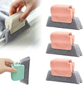 Magic Window Track Cleaner, 2025 New Window Groove Cleaning Brush Tools Set, Hand-held Window Track Cleaner Brushes Tools Set for Window lides Gaps Tile Lines Shutter Car Vents (Pink 3pcs)
