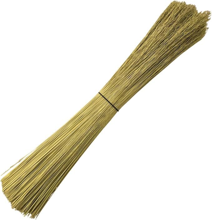 20" or 16" Broom Corn, 1/2 lbs Bundles, Hand Dyed by Meckley Brooms (20.00, Yellow)