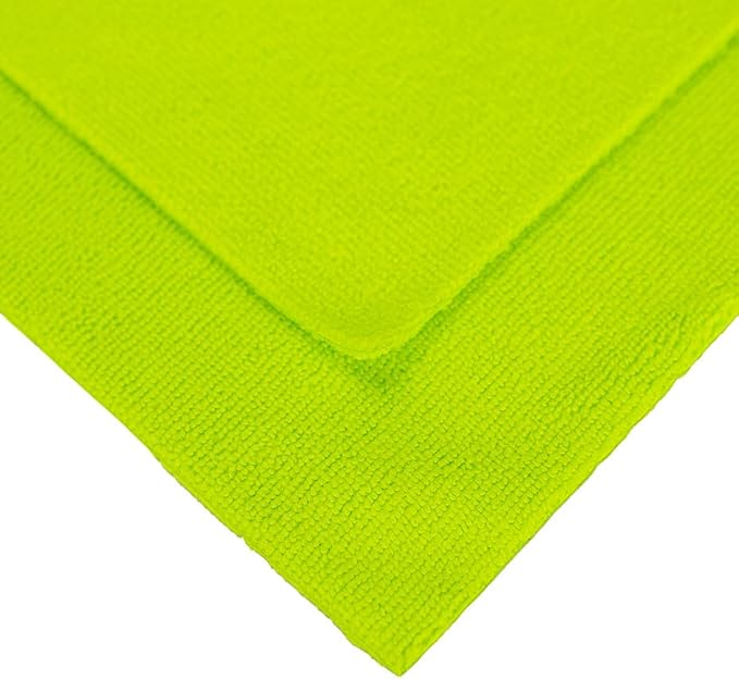 Maxshine Universal Green Microfiber Tear-Away Towel Roll – 30 Reusable 12"x12" Sheets – 260GSM Terry Microfiber – Eco-Friendly, Lint-Free Cleaning Towels for Auto, Home & Garage