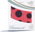 Beaumont Ladybird Musical Polishing & Cleaning Patterned Instruments Trumpet Clarinet Sax Flute Recycled Microfibre Cleaning Cloth Brass Silver 25 x 25 cm (BFC-LB)