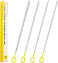 Straw Clean Brush Extra Long Straw Tube Brushes for Cleaning, Reusable Drinking Straw Cleaner Brush Set, Glass Pipe Cleaning Brush (12 inch)