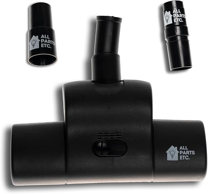 Vacuum Carpet Brush Nozzle Attachment, 1.25” Turbo Floor Brush Accessories, Head for Shop Vac, Bissell, Shark, Oreck, Hoover, Eureka & Central Vacuum (Style May Vary)